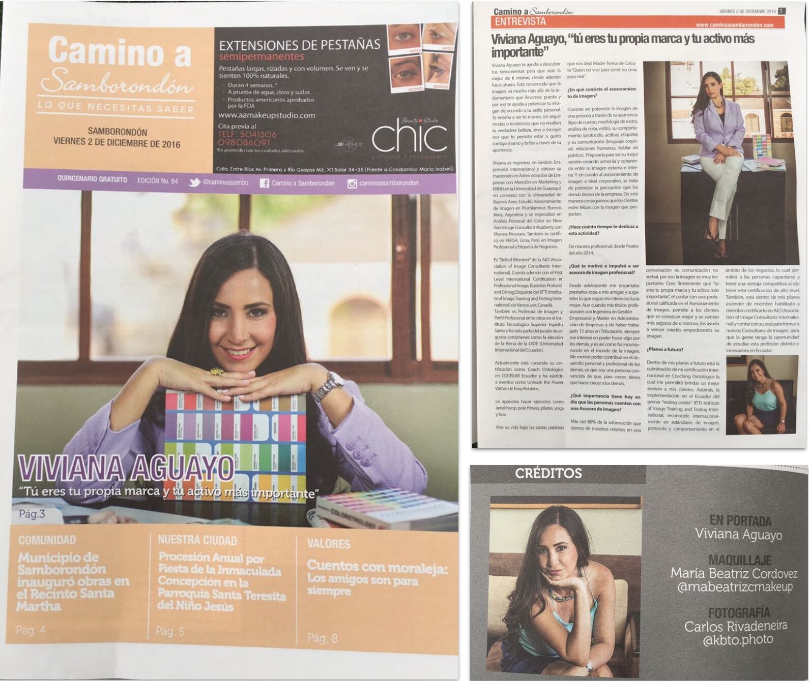 Entrevista en camino a samborondon