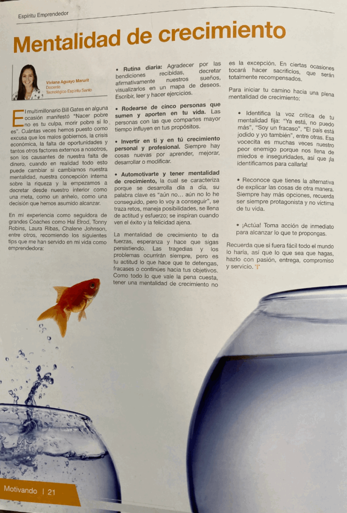 Mentalidad de Crecimiento